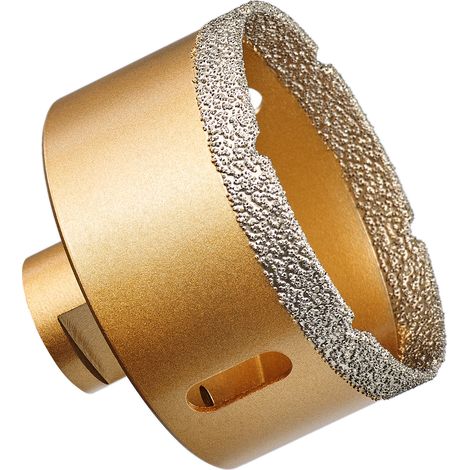 GraniFix Ø 82 mm Diamantbohrer M14 Bohrkrone Fliesenbohrer Trockenbohrer Diamantbohrkrone für Winkelschleifer Trennschleifer