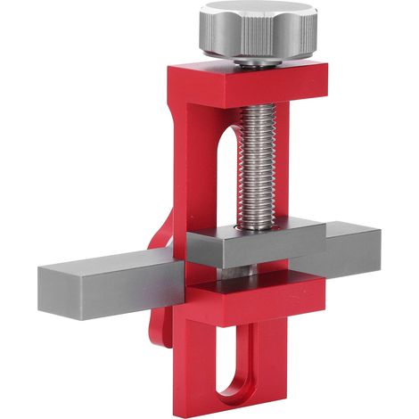 Positionneur pose porte placard en aluminium reglable outil bois calibration niveau avec 4 tampons caoutchouc (1/5)