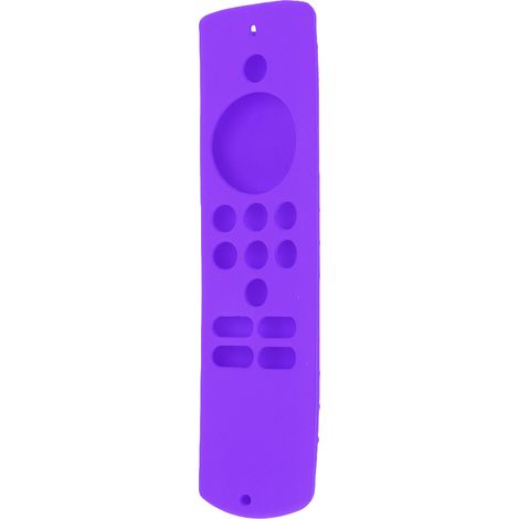 Weiche Silikonhülle für die Fernbedienung, rutschfest und stoßfest mit Trageschlaufe für Fire TV Stick Lite, lila (1/5)