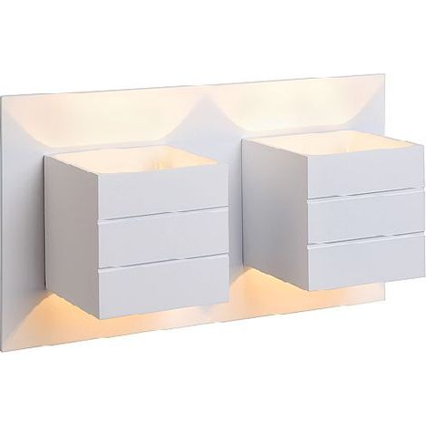 Applique murale Lucide Bok blanche métal 2xG9 40W IP20 (1/4)