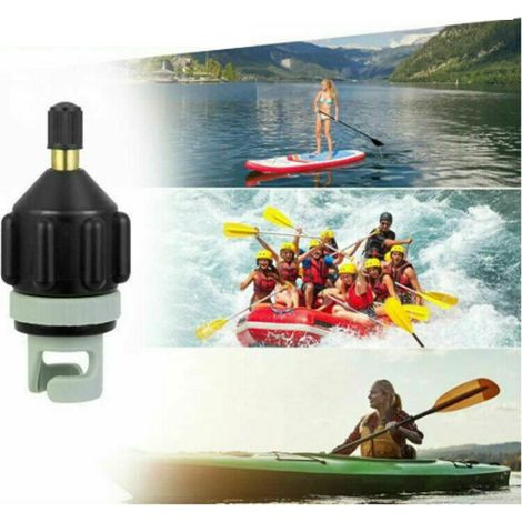 Adaptateur de valve Sup, adaptateur de valve de pompe de canoë Kayak Stand Up Paddling Board Accessoires gonflables Accessoires d'adaptateur de compresseur d'air (1/5)