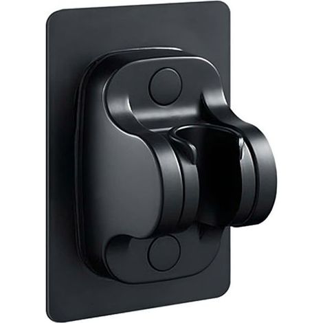 ecleanfy-support-de-douche-mural-sans-percage-adhesif-universel-angle-reglable-abs-noir-224688813