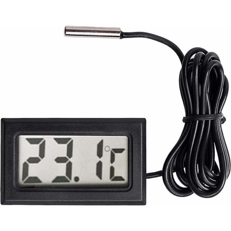 Nouveau Thermometre LCD numerique Capteur de sonde de jauge de Temperature de Plage de -50 Celsius C a + 110 Celsius C (1/4)