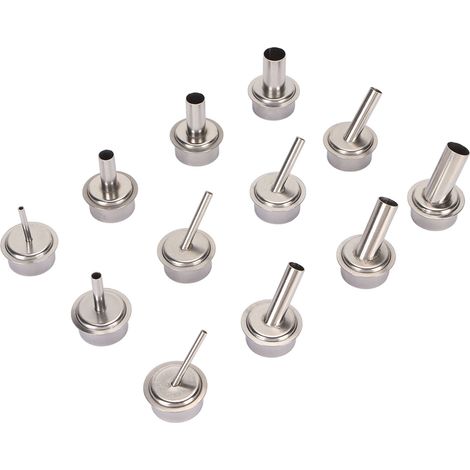 Lot de 12 buses pour pistolet à air chaud professionnel, compatible avec les stations de soudage à air chaud 850, 850A, 852 et 852D. (1/5)