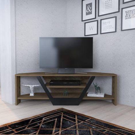 Mobili TV, tavolo TV, credenza bassa Stand Oud Quercia Nero (1/5)