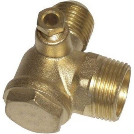 Clapet anti-retour pour air comprimé – Raccord 3/4 pouce – Étanchéité optimale avec ressort intégré – Compatible tous compresseurs – (1/2)