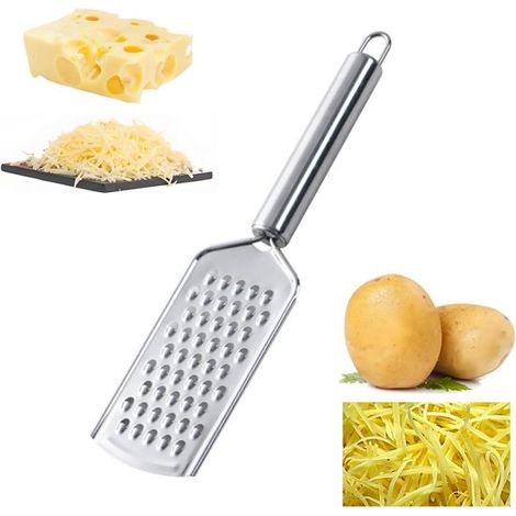 Rallador de queso,rallador de cítricos,rallador manual de parmesano para la cocina,acero inoxidable (1/5)