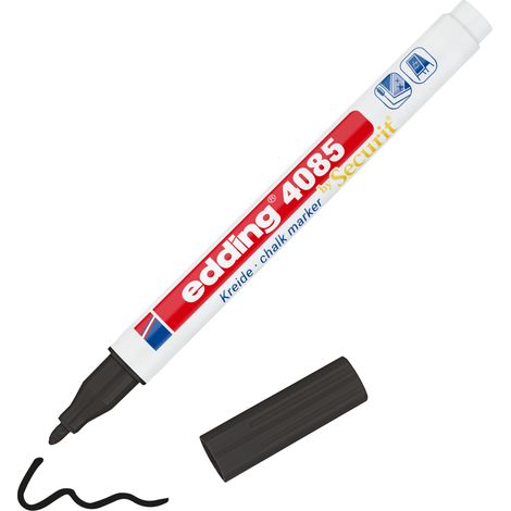 edding 4085 chalk marker black (1/5)