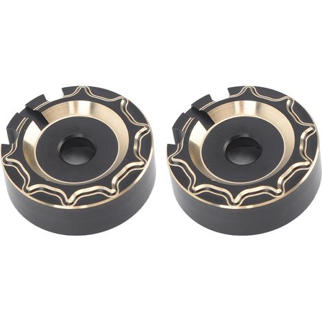 boîtier de transmission portique arrière en laiton noir avec vis pour Traxxas (1/5)