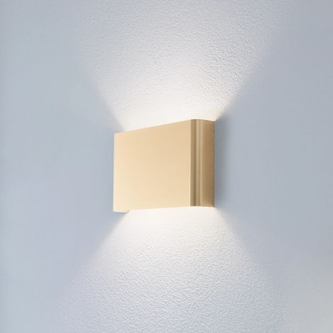 [GEBRAUCHT] B-Ware Nowodvorski Lighting Wandleuchte Haga Goldfarben Metall 25 Cm Breit G9 Lampe