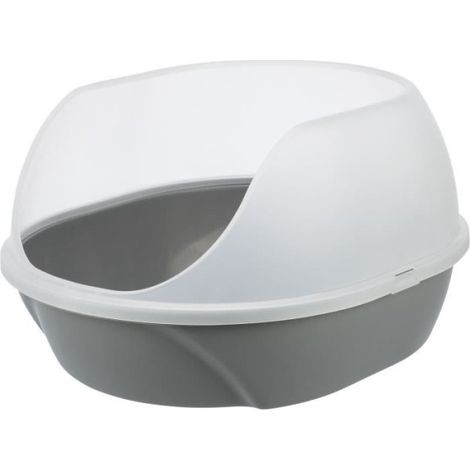 Bac a litiere TRIXIE Simao - Haut rebord - 48 × 30 × 58 cm - Gris (1/2)