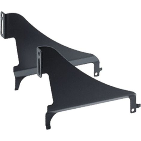 Hettich Stahlschubkasten Blendenstütze f.Hängeregistraturrahmen 75555 Stahl schwarz pulverb. (1/4)