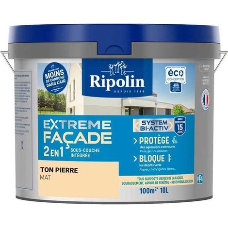 RIPOLIN PROTECCIÓN EXTREMA FACHADA TON PIEDRA Mat 10 L