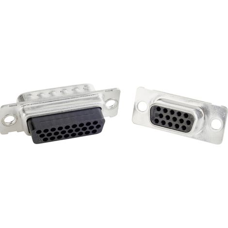 Conec 163X10189X D-SUB Stiftleiste 180 ° Polzahl: 44 Crimpen 1 St.