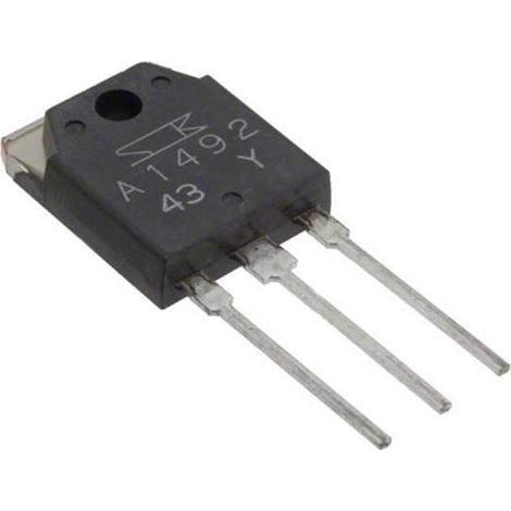 Transistor PNP, 180V, 15A, 130W, Capsula TO3P  2SA1492