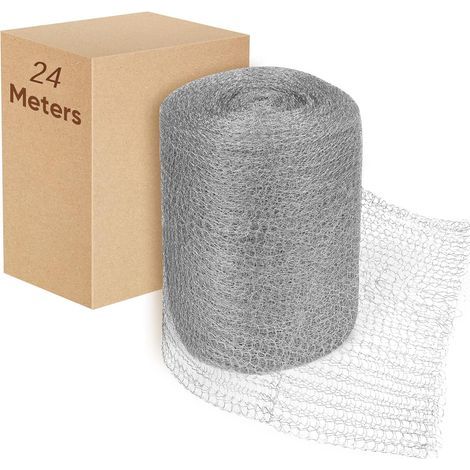 Roll of Copper Mesh 24m x 125mm Fine Mesh Garden and Building Protection (1/5)