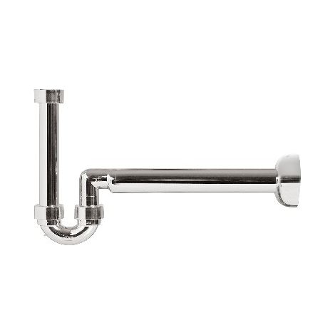 SIFONE PER BIDET ABS METALLIZZATO Misura: 1"1/4 - 1" - D. 40-32 mm (1/2)
