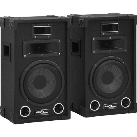 Haut-parleurs scène Hifi passifs professionnels 2 pcs 800W Noir CFW473195 (1/5)