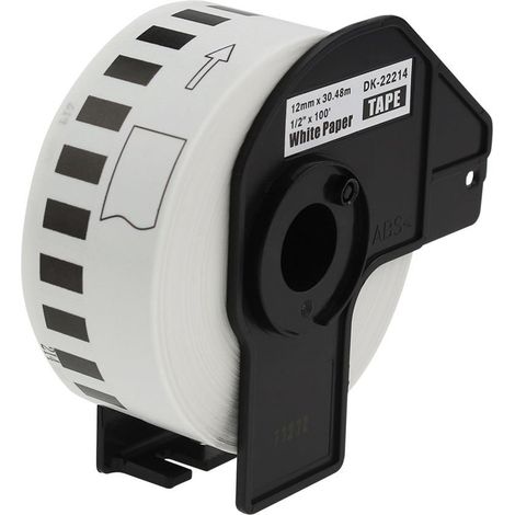 Etichette adesive per Brother DK-22214 12mm30.48m (1/3)