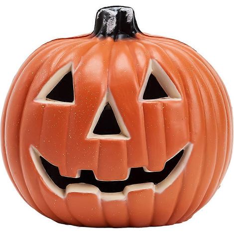 Lanterne citrouille LED d'Halloween, alimentée par piles, 20 x 18 cm (1/5)