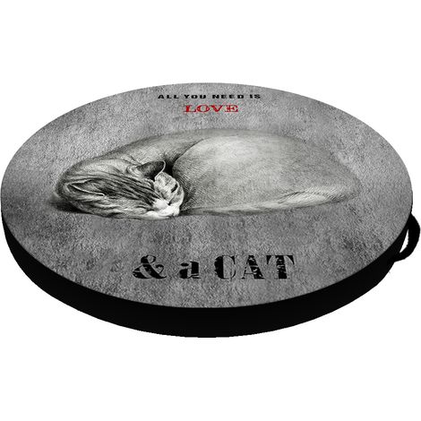 Katzenbett / Matratze aus elastischem Schaumstoff, Ring 40 cm, Schlafplatz für Katze (1/3)