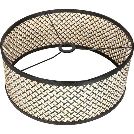 Steinhauer - pantalla de lámpara - Shade - negro - bambú madera - (1/4)