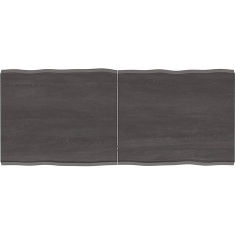 Dessus de table bois massif traité bordure assortie (1/5)
