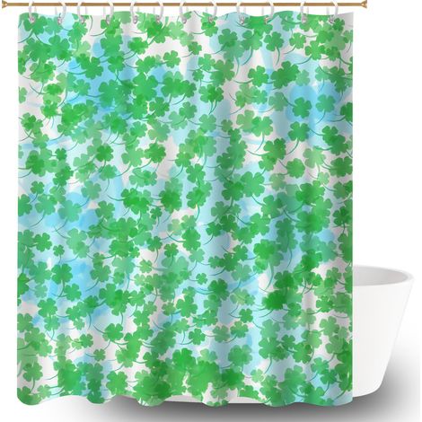 Rideau de bain imprimé polyester 180x180 séchage rapide bâche de douche pour adapté aux animaux domestiques (1/5)