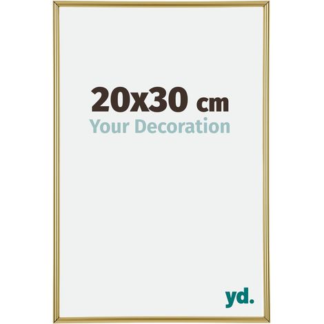 yd. - Cadre photo 20x30 - Or - Plastique - Annecy