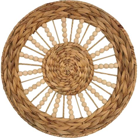 Ornamento da parete naturale per giardino da 40 cm, decorazione elegante e stile unico, ideale per interni ed esterni
