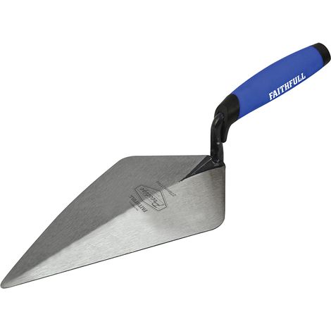 Faithfull Prestige London Pattern Brick Trowel - 275mm (11-inch) High-Quality Masonry Trowel with Ergonomic Handle
