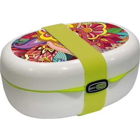 Gi� style contenitore x-food mood lt. 1,3 - cm. 19x14,5x8,5 h col. assortiti (12 pezzi) - Gio' Style