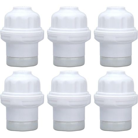 Light holder, 6-piece waterproof heat lamp socket, high temperature resistant, leak-proof, for farm and livestock supplies (1/5)