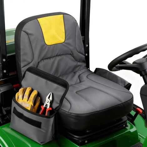 Housse Siège Tondeuse - Étanche 600D Oxford, Poches Rangement, Pour John Deere/Husqvarna/Craftsman/Cub Cadet/Toro