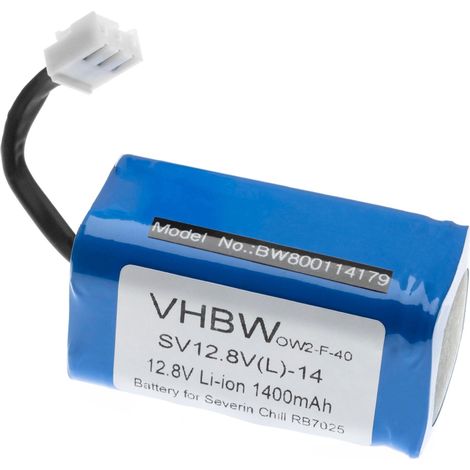 Vhbw – Batterie Li-ion 1400mAh 12,8V pour Severin Chill RB 7025 – Remplacement de haute qualité pour robot électroménager (1/3)