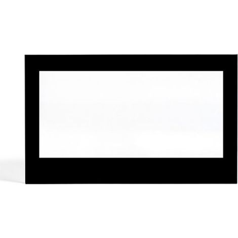 Vitre Supra YUCATAN - Verre Rectangle Sérigraphié pour poêle à bois - 605 x 497 mm (L1 x H1) - 3 mm (1/5)