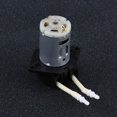Pompe doseuse 12 V CC, pompe péristaltique pour liquides, pompe à tuyau, tête de dosage pour aquarium et laboratoire (1/5)