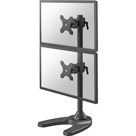 Neomounts Piedistallo per monitor FPMA-D700DDV 2 Display: (s) 25,4 cm (10) - 68,6 cm (27) Nero Regolabile in altezza, (1/5)
