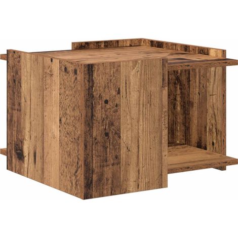 Maison Exclusive - Couchtisch Altholz 50,5 x 50 x 33 cm Holzwerks