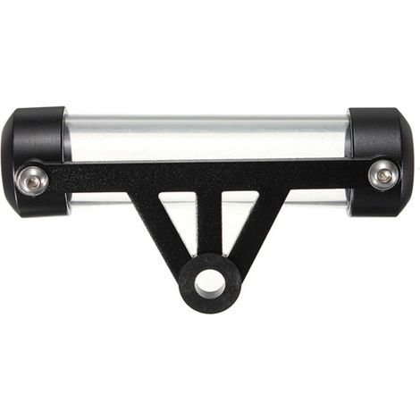 Support de Vignette,Cylindrique Moto en Alliage d'aluminium et Acrylique Générale Tube à Disque de Sécurité Étanche Titulaire Cadre pour la Plupart des Motos 11.5 x 2.6cm (Noir)-Fei Yu (1/5)