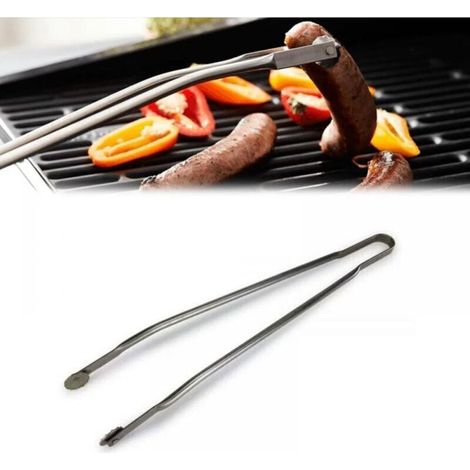 Pince Barbecue à roulettes,Pince Barbecue Roulette Professionnelle 50cm-Pince à Retourner Saucisses avec Manche Long Résistant,Accessoire de Cuisson Extérieure pour Grillades,Buffet d'Extérieur et BBQ (1/5)