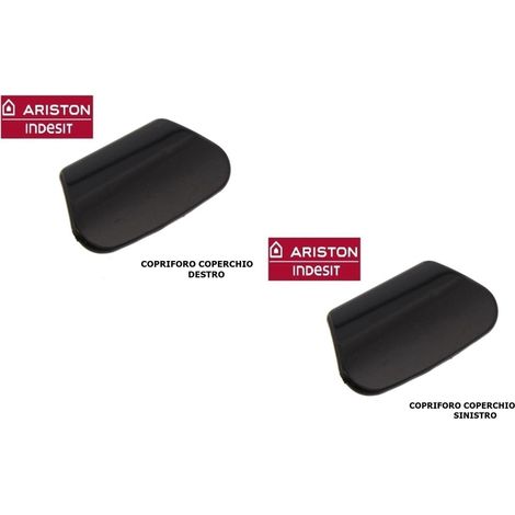 ARISTON INDESIT  COPRIFORO COPERCHIO SINISTRO + DESTRO ORIGINALE C00075071 / 72
