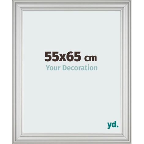 yd. - Cadre photo 55x65 - Argent Mat - MDF - Lazio (1/5)
