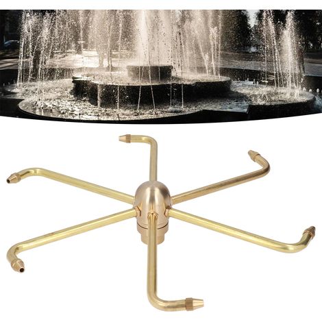 Buse de fontaine extérieure G1 à filetage interne, en forme de cactus de Noël, avec jet d'eau rotatif (1/5)