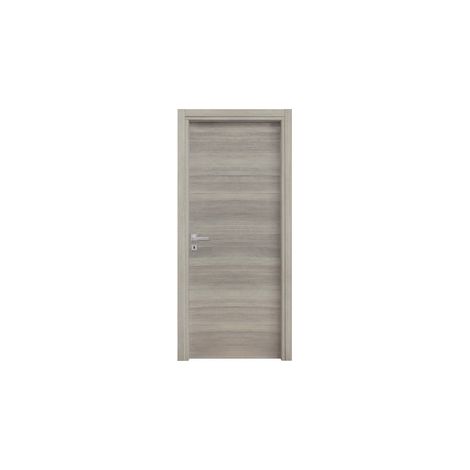 PORTA MOD. MICROTEC ROVERE GRIGIO CM.210X90 S/MANIGLIE (1/4)