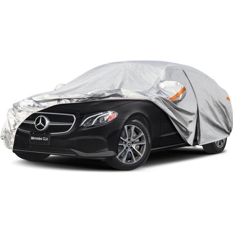 Autoplane Wasserdicht für Mercedes Benz CLA (2013-2025) 6-lagig Staubschutz Silber (1/5)