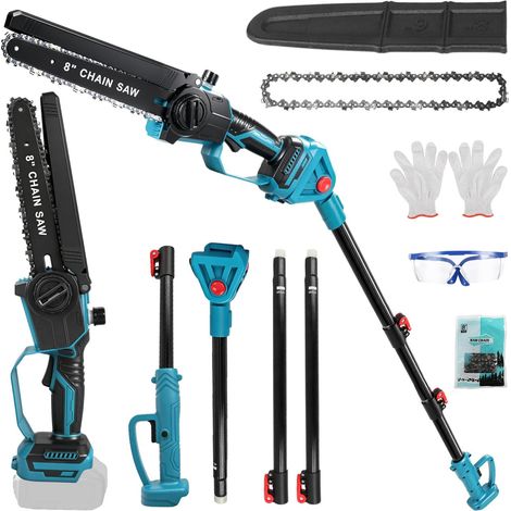 Cordless Pruning Saw Chain Compatible with 18V, 8 Inch Brushless Pruning Saw with Telescopic Handle Electric Height Pruning Shears (No Battery) (1/5)