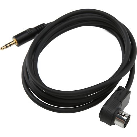 Câble Auxiliaire de Voiture Prise Jack 3,5 Mm Compatible 5.0, Format MP3, Matériau ABS de qualité Supérieure, adapté pour CD KS‑U58 PD100 U57 U29, KS‑U58 PD100 U57 U29. (1/5)