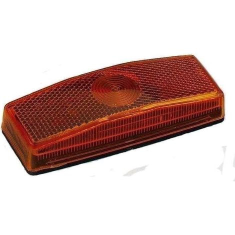 Feu de position latéral orange 12V – Dimensions 65mm x 44mm x 28mm – Installation simple sur remorque – Visibilité optimale – Aj.Ba