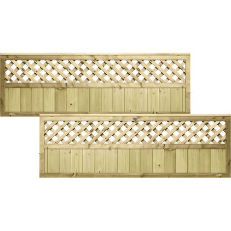 6FTx2FT Premier Diamond Trellis Top PGS URBAN Range Fence Panel